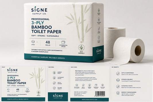 Professional 3-Ply Bamboo Toilet Paper